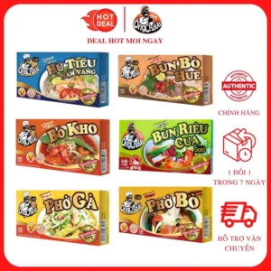 Gia vị viên 75gr ông chà và - phở bò - bún bò - hủ tiếu - bún riêu - phở gà - canh chua - bò kho