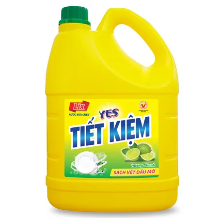 Nước Rửa Chén Lix YES Tiết Kiệm Hương Chanh 3,6KG