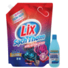 Nước giặt Lix sạch thơm hương hoa hồng Damask 2,6Kg Tặng Nước tẩy quần áo Javel Lix 300g