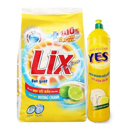 Bột Giặt Lix Chanh 5,5kg