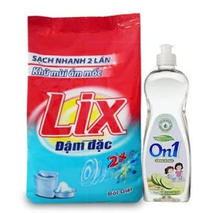 Bột Giặt Lix Đậm Đặc 5,5kg