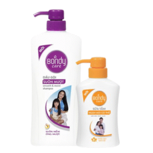 Dầu gội đầu suôn mượt Bondy Care 650g Tặng Sữa tắm Bondy Care 250g