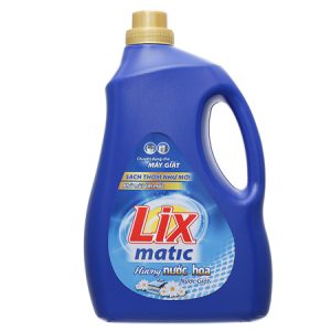 Nước giặt Lix Matic hương nước hoa can 3.6kg