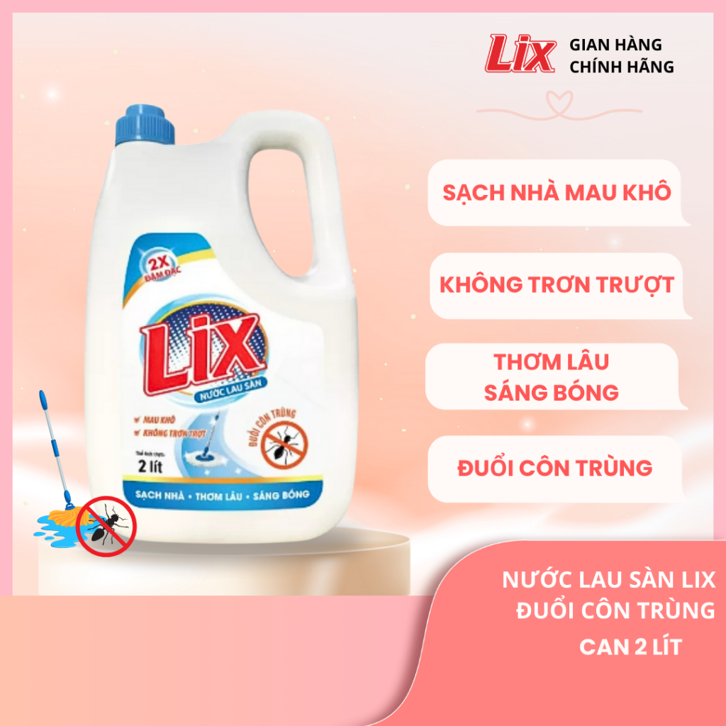 nước lau sàn lix