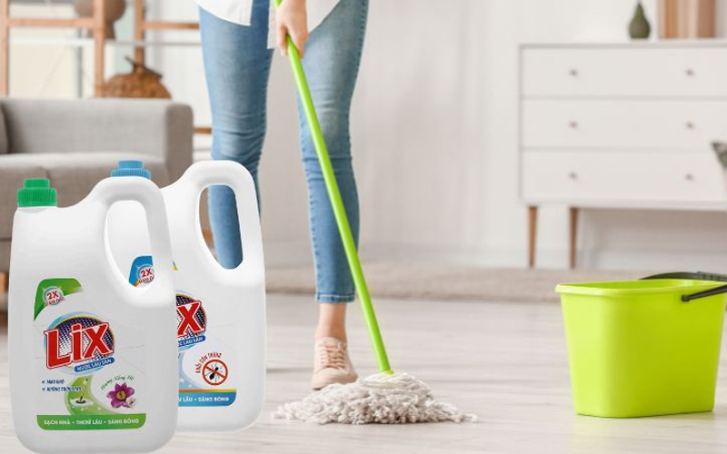 Nước lau sàn Lix: Sự lựa chọn tin cậy cho mọi gia đình