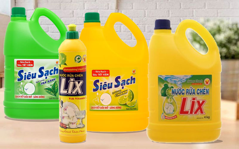 Các Loại Nước Rửa Chén Lix Được Ưa Chuộng Thị Trường