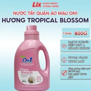 Nước tẩy quần áo màu On1 hương Tropical Blossom 800g
