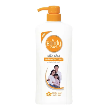 Sữa tắm ngăn mùi cơ thể Bondy Care 650g