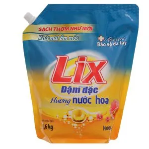 Nước Giặt Lix Hương Nước Hoa 2,6kg