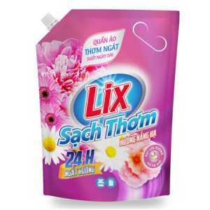 Túi nước giặt LIX Sạch Thơm hương nắng hạ 2.6kg