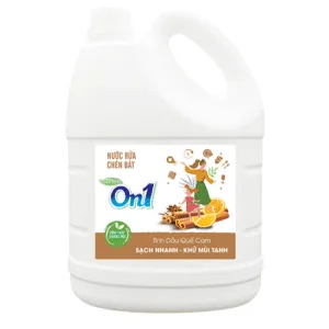 NƯỚC RỬA CHÉN ON1 TINH DẦU QUẾ CAM 3,5KG