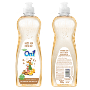 NƯỚC RỬA CHÉN ON1 TINH DẦU QUẾ CAM 750G