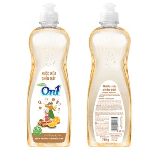 NƯỚC RỬA CHÉN ON1 TINH DẦU QUẾ CAM 750G